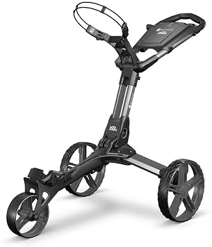 Motocaddy QB2 Golf Push Cart 2026 Compact 2-Step Folding 3 Wheel Golf Push Cart, Lightweight Walking Golf Cart for Golf Bags, Easy Push Golf Caddy with Adjustable Handle & Storage