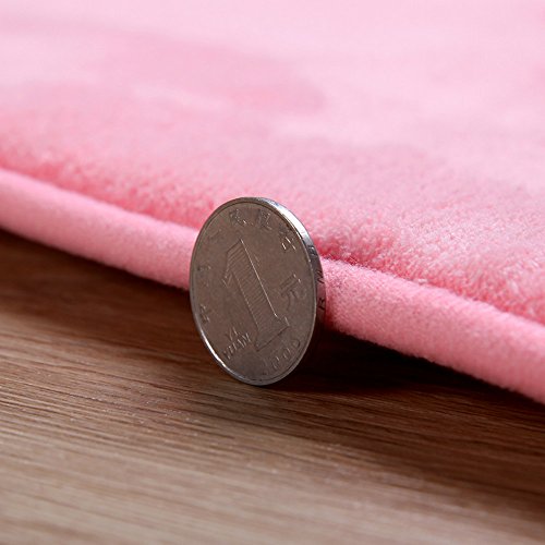 Stay Young Cute Cartoon Pink Area Rugs Bathroom Rugs Super Soft Memory Foam Bath Mat Non Slip Absorbent Door Mat Kitchen Mat Welcome Mat 15.75X23.62 Inch #TOP4