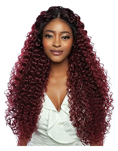 Mane Concept Red Carpet Synthetic HD 13X7 Frontal Lace Wig - RCHL214 IVY (SR1B/HONEYASH)