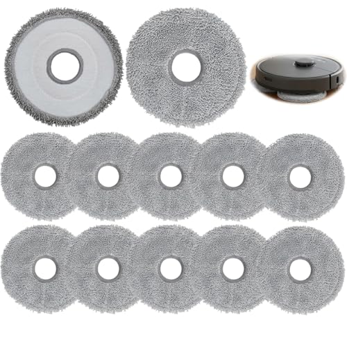 12pcs Chiffons de Nettoyage Rechange pour Dreame Robot Aspirateur X50 / X40