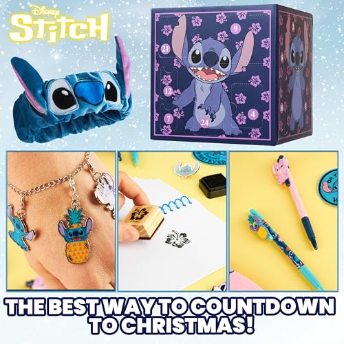 Disney Stitch Calendario Adviento 2025 Calendário Cuenta Atrás para Navidad 24 Sorpresas Papelería y Accesorios - Image 4