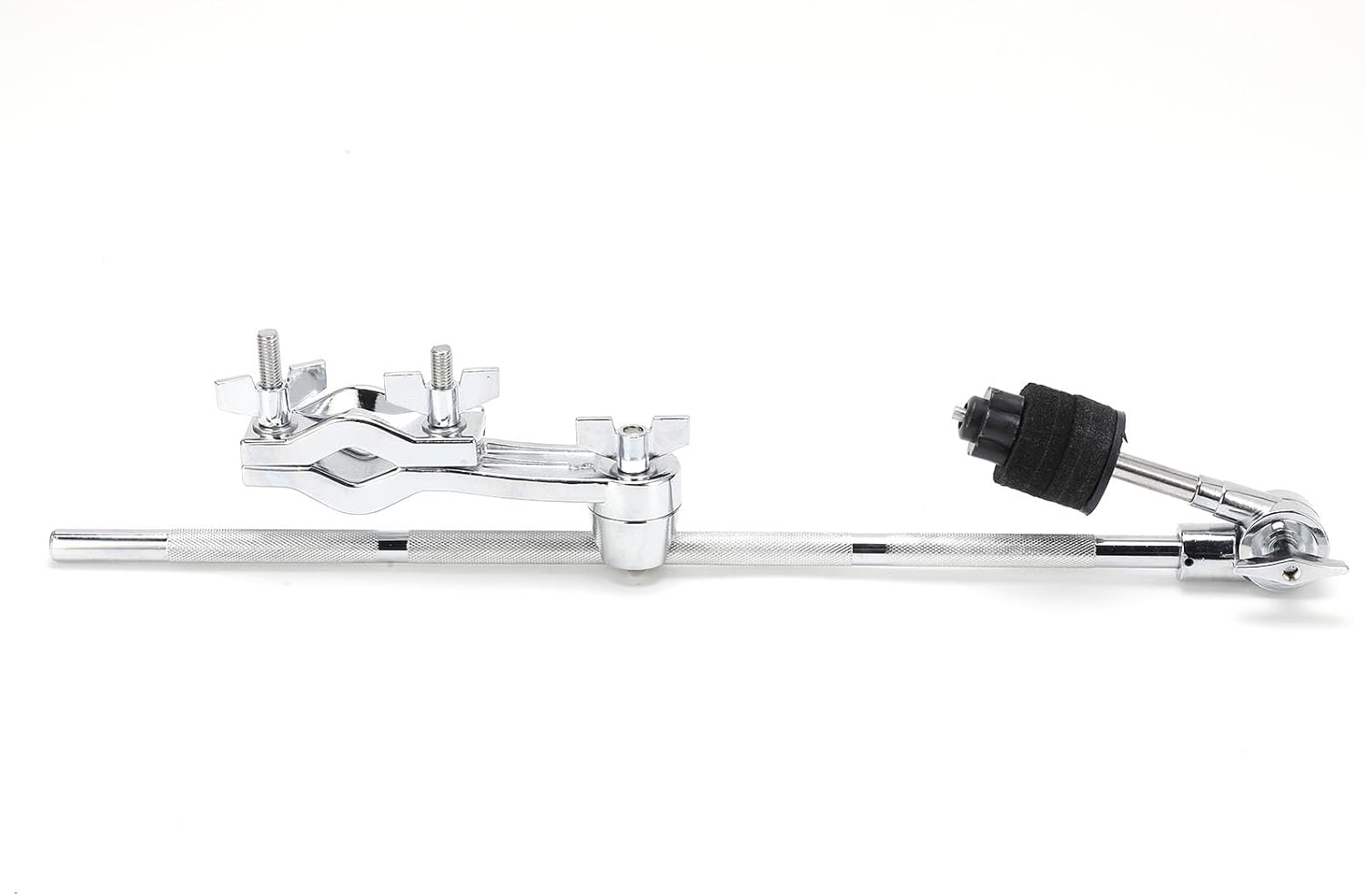 LiebeWH Drum Kit Extension Clamps Holder Metal Cymbal Boom Stand with Felt Pad Percussion Instrument Accessories for Drum Cymbal Parts