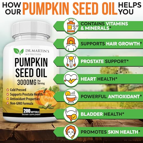 Dr. Martin's Nutrition Pumpkin Seed Oil Capsules