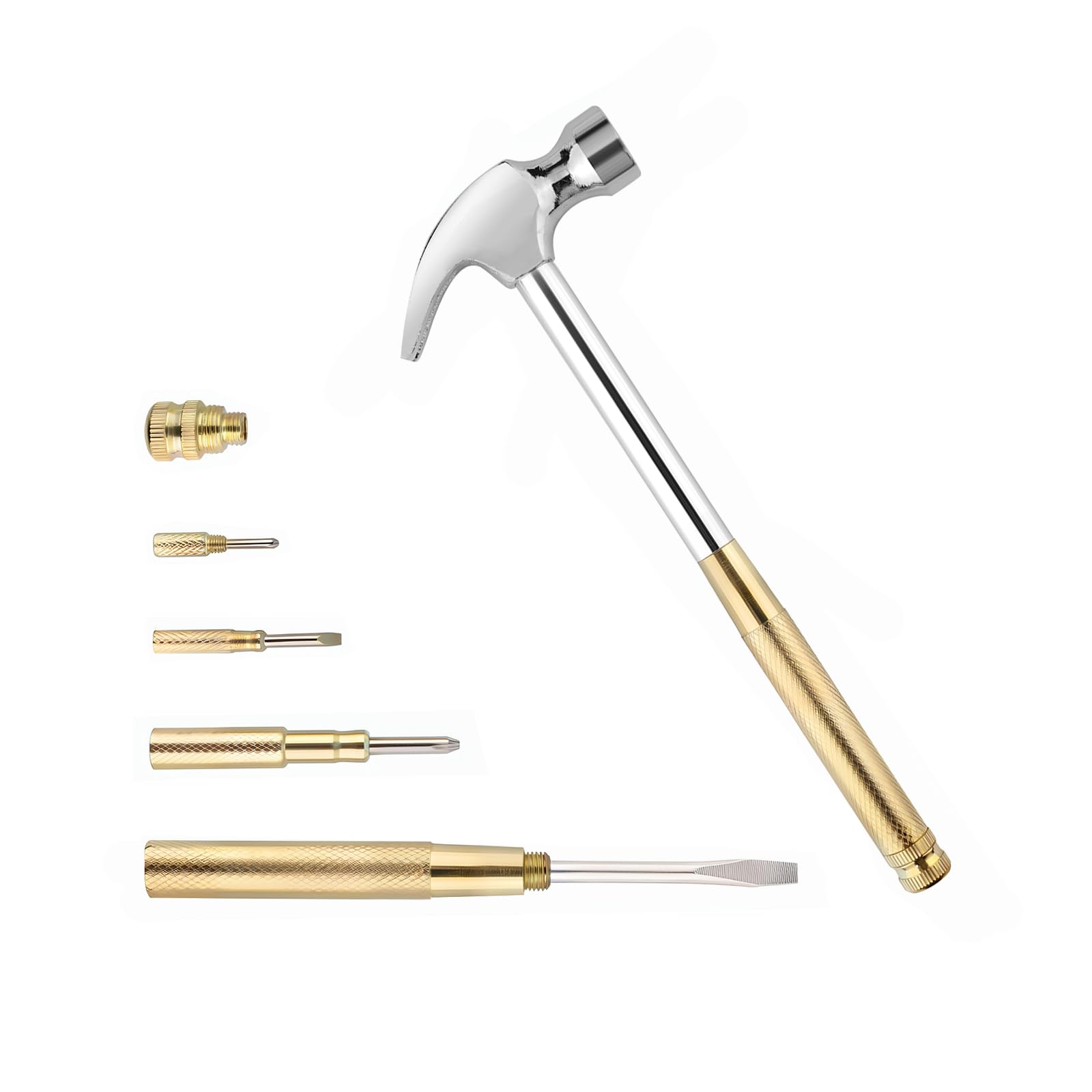 LANDIBO 6-in-1 Multi-Tool Camping Hammer Set