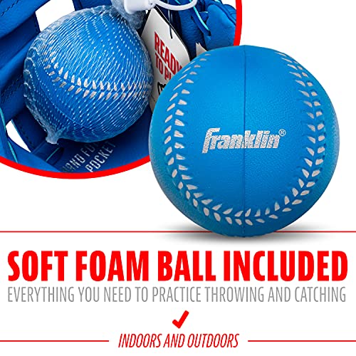 Image of Franklin Sports Kids Baseball Gloves - RTP Youth Teeball Glove + Ball Set - Boys + Girls Teeball Mitt Set - Kids + Toddlers - 9.5 inch