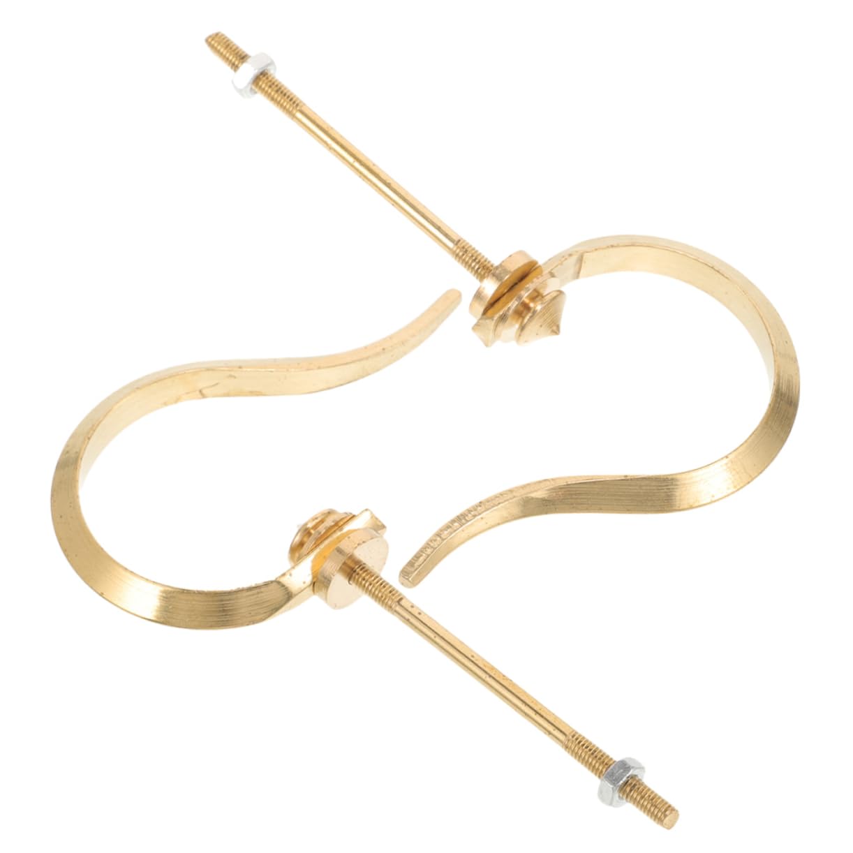 BESPORTBLE 2pcs Decorative Brass Bird Cage Hooks Delicate Hanging Hangers High-Strength and Heavy-Duty Birdcage Parts Metal Cage Hangers for Outdoor and Indoor Use