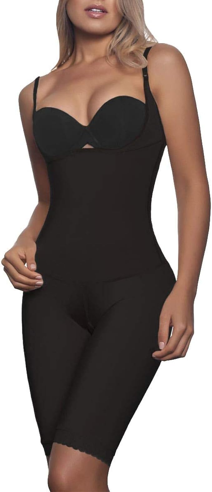 Vedette High Compression Capri Shapewear (Large, Black) Amazon.co.uk