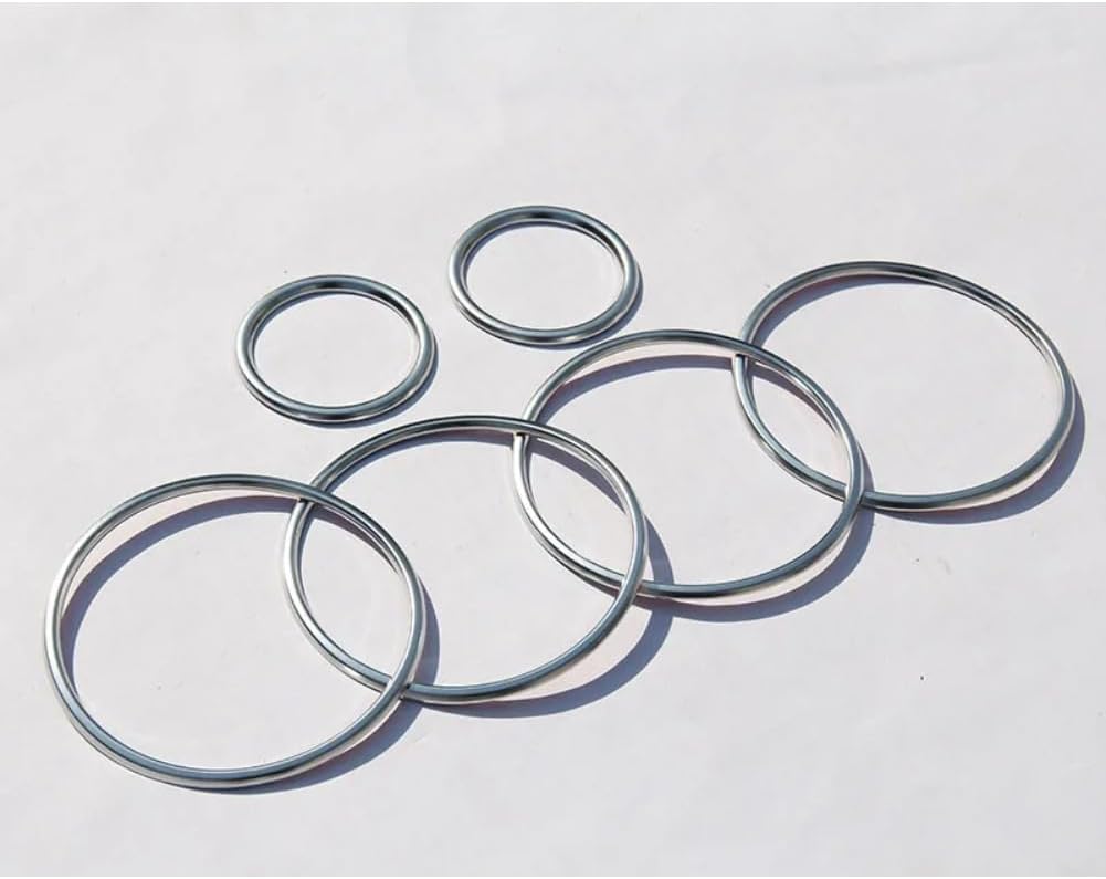 Fit for X5 F15X6 F16 14-18 ABS Chrome Car Styling Car Door Audio Speaker Sound Horn Decoration Trim Ring Sticker car Accessories(6 Pieces)