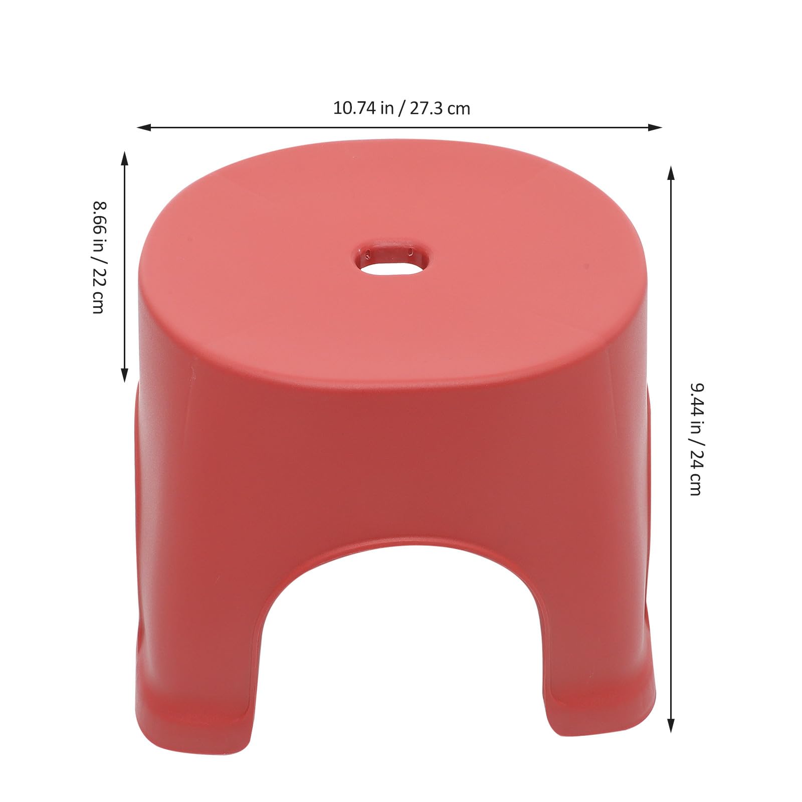 TOYANDONA Tabouret Antidérapant en Plastique Rose Multi-Usage pour Maison et Salle de Bain, Petit Marchepied Léger et Pratique pour Garçon et Filles et Adultes
