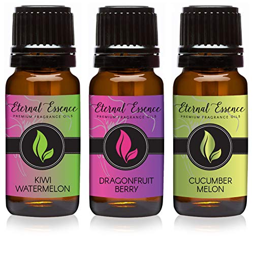 Image of Trio (3) - Dragonfruit Berry, Kiwi Watermelon & Cucumber Melon - Premium Fragrance Oil Trio - 10ML