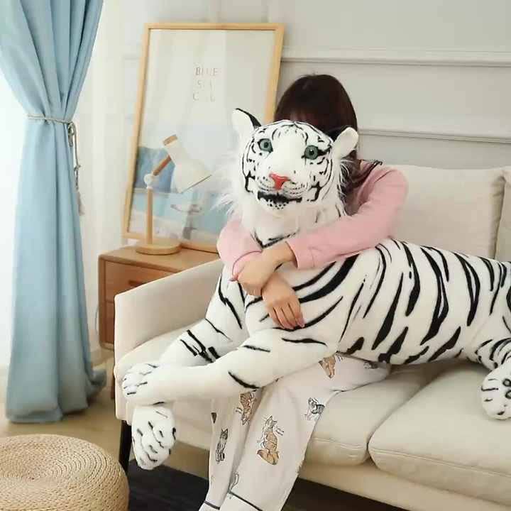 Image of Plush Toy Cartoon Games Character Soft Toys Cute Pet Wild Animals (45cm, Leopard)