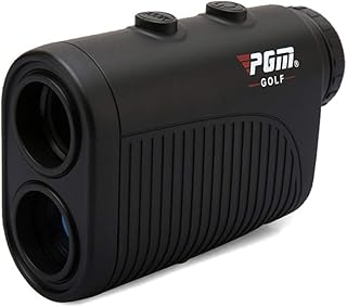 MYYINGELE Professional Golf Rangefinder, 6X Rechargeable Laser Range Finder, 400 Yards Fast Flag-Lock Continuous Scan Support Camping