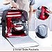 BAGSPRITE Stand Mixer Cover with Appliance Sliders Base Compatible with KitchenAid Mixer-Storage Bag for 4.5/5 Quart with Pockets for Kitchen Aid Accessories and Attachments