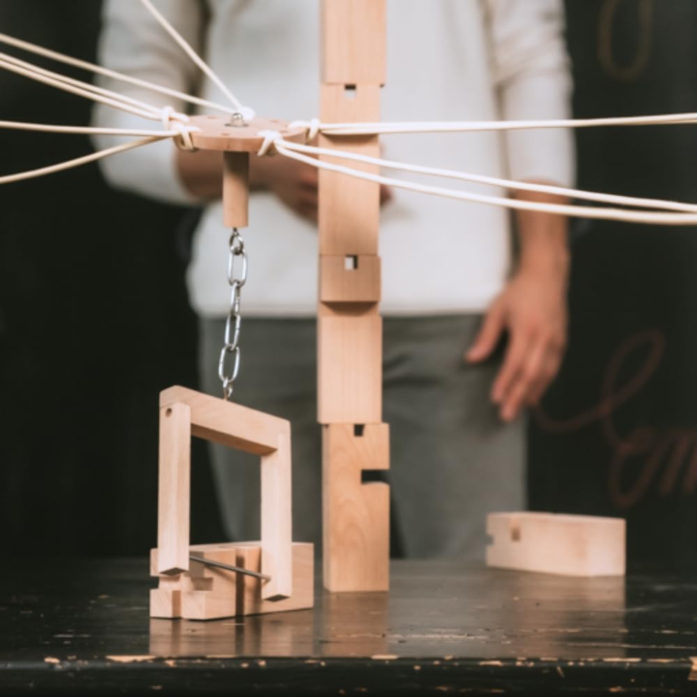 Mini Fröbelturm Torre del Potere Gra Kooperacyjna Gra Towarzyska Gra Planszowa