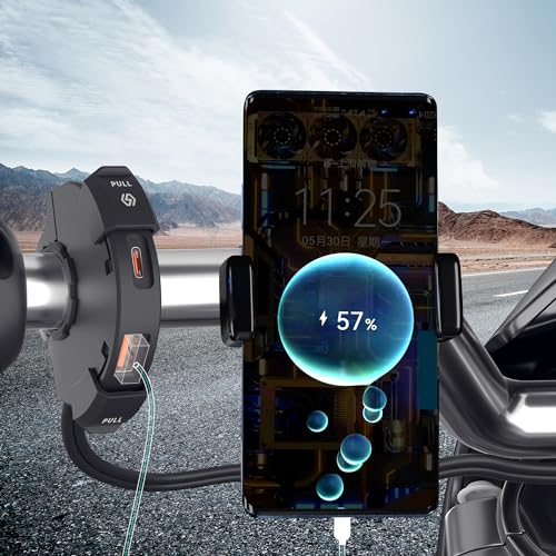 Cargador USB motocicleta anticaídas de energía con conector SAE impermeable 2
