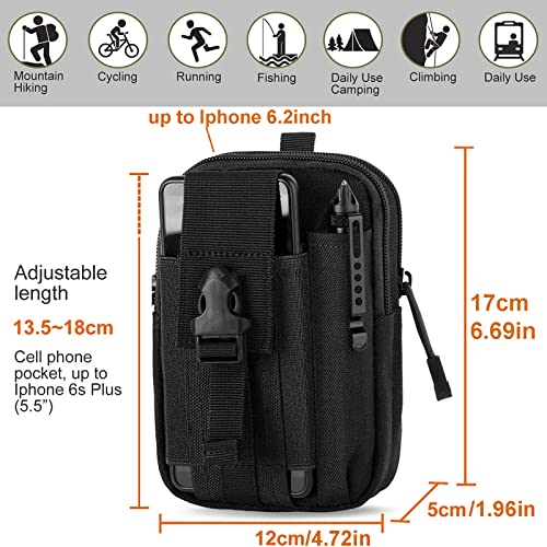 Molle Pouches, Tactical Pouch, EDC Pouch, Belt Pouch, Military Backpack, Utility Pouch, Belt Pouches for Men, Compact Utility Belt Pouch, Army Molle Pouch, Waist Bag for Sports, Hiking, Camping 2 Molle Pouches, Tactical Pouch, EDC Pouch, Belt Pouch, Military Backpack, Utility Pouch, Belt Pouches for Men, Compact Utility Belt Pouch, Army Molle Pouch, Waist Bag for Sports, Hiking, Camping - Image 2