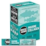 Hunter & Gather Marine Collagen Powder 30 x 5g Sachets | Pure Unflavoured Hydrolysed Wild Caught Marine Collagen Peptides Powder for Hair Skin Nails Muscles | Collagen Supplements for Women and Men