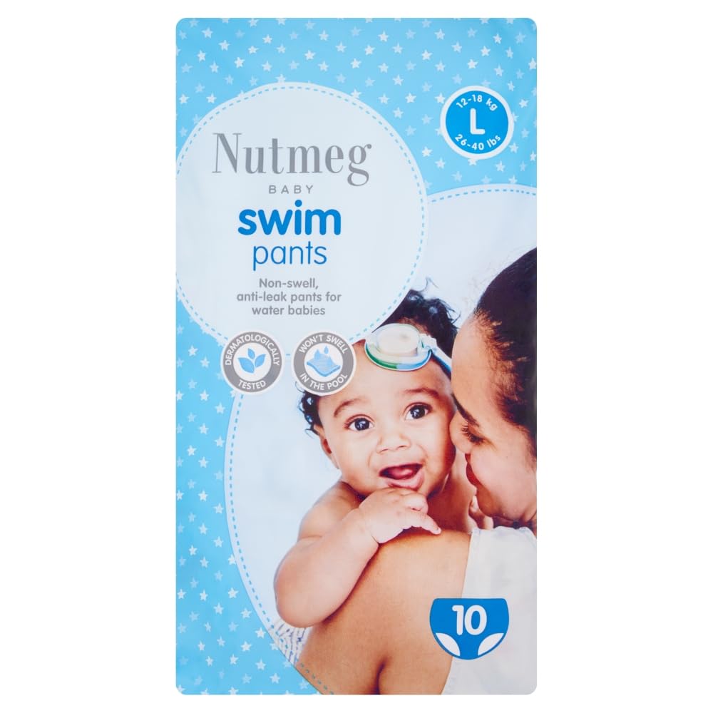 Nutmeg Swim Pants Large 10pk
