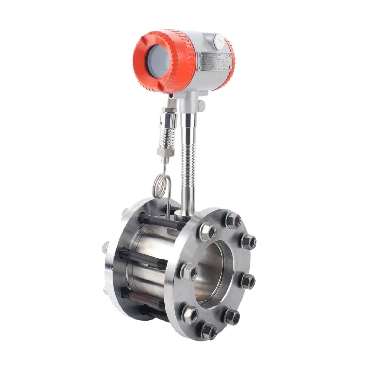 Vortex - Medidor de flujo tipo abrazadera con compensación de presión de temperatura RS485 4‑20mA salida para aire de vapor (DN32-vapor)