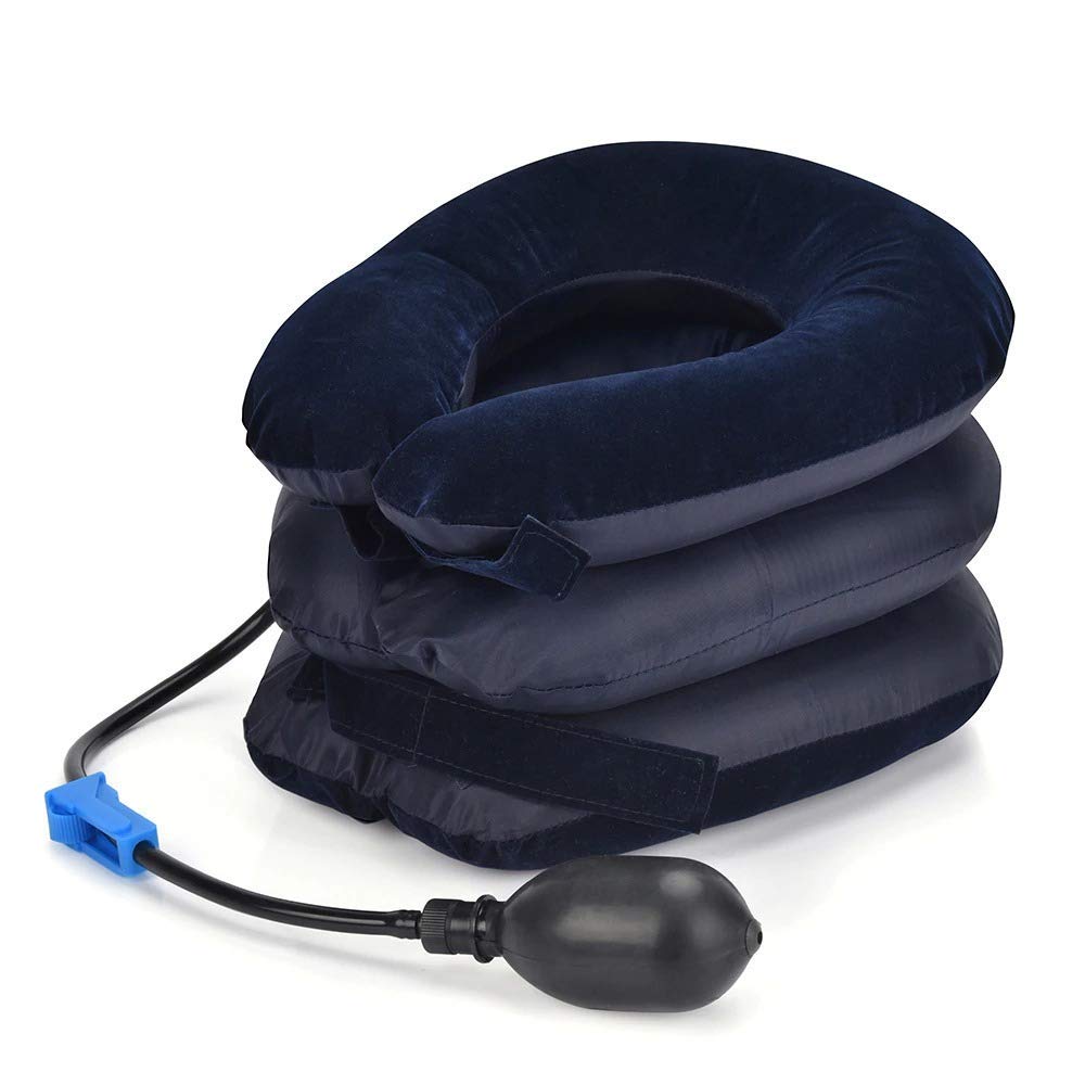 SakarSales Neck Braces Tractors for Cervical Spine Three Layer Neck Rest Support Massagers.