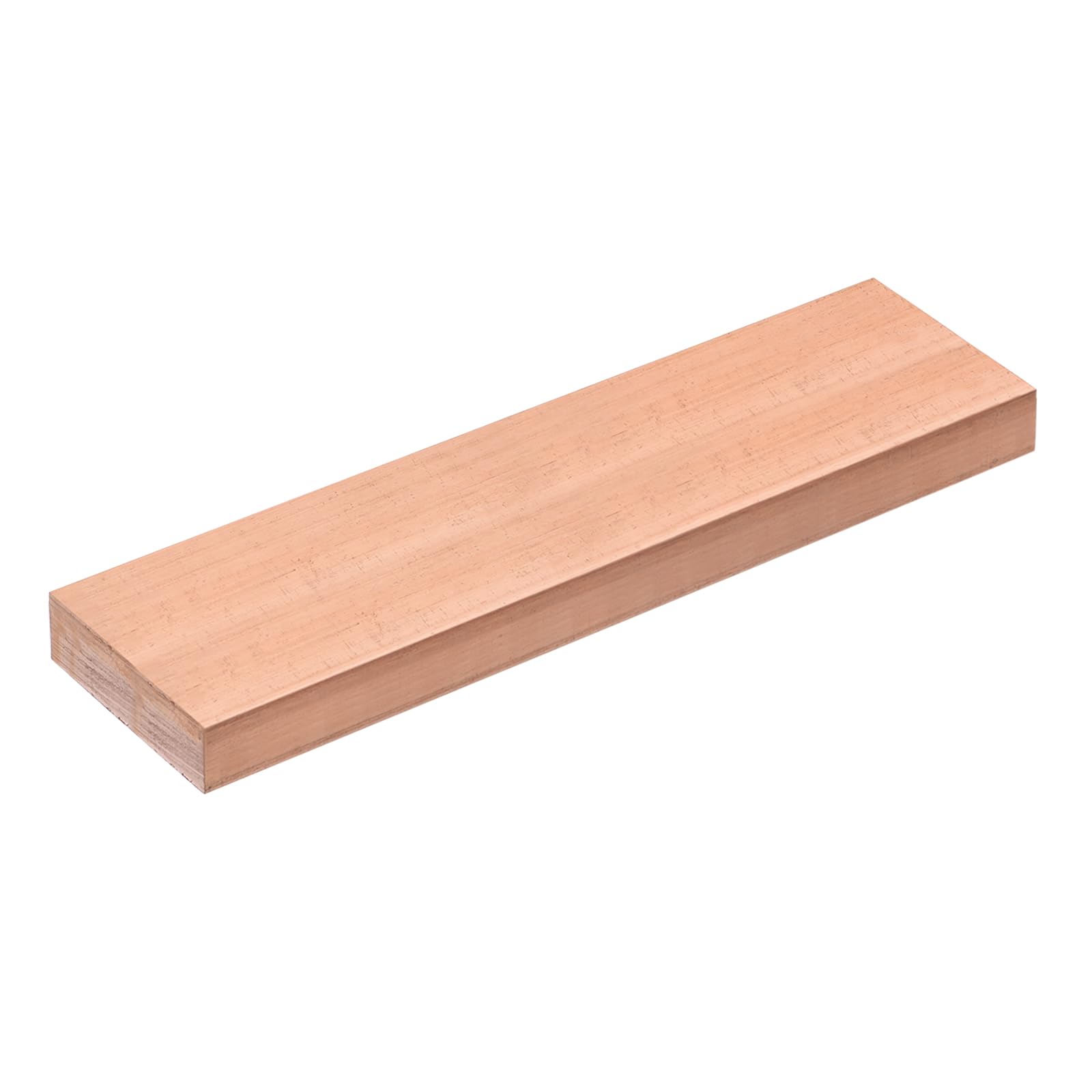 QUARKZMAN Barres en Cuivre 12mm Épaisseur x 50mm Large x 15.2cm Long Barre Plate en Cuivre, Plaque de Base pour L'Électricité (12mm x 50mm x 152mm)