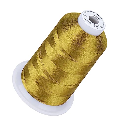 Image of Simthread 5000M 40WT Polyester Embroidery Thread, S033 | 5000M 40WT polyester thread feeds smoothly for machine embroidery, monograms, logos, patches and quilting.