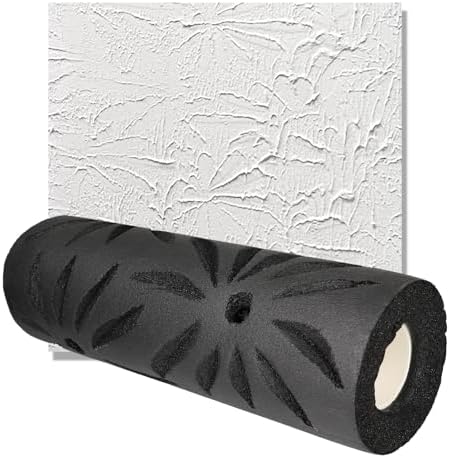 Poinsettia Style Pattern Drywall Texture Roller, 9-inch, Paint Roller ...