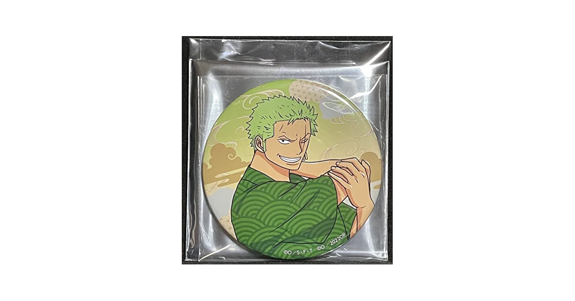 Amazon.co.jp: ワンピース 缶バッジ 極楽湯 コラボ おっきめ缶