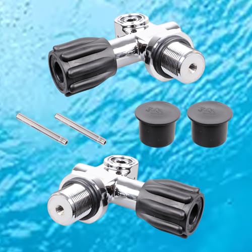 Válvula de tanque de buceo 3/4 3000 PSI con conector rápido de recarga 3