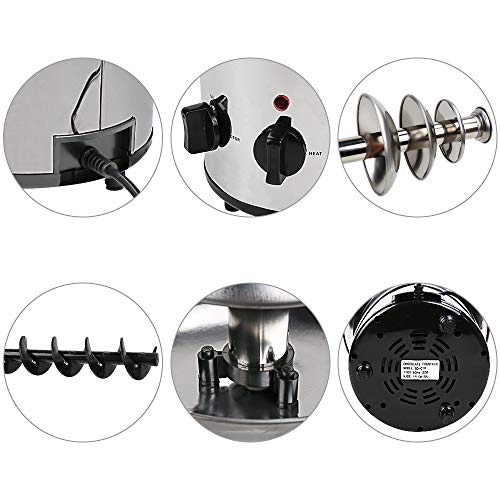 Micnaron 32 Ounce Chocolate 304 Stainless Steel Chocolate Pro Fountain.2 Lb Capacity Chocolate Fondue Fountain,4 Tiers Electric Chocolate Fountain For Party #TOP3