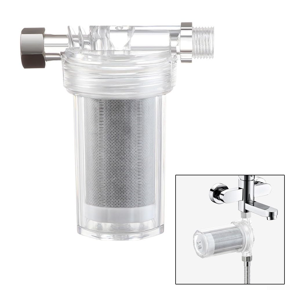 Filtro doccia universale – Sistema di purificazione dell'acqua al carbone attivo, elimina impurità e metalli pesanti, assicura acqua pulita e sicura per uso in cucina e in bagno