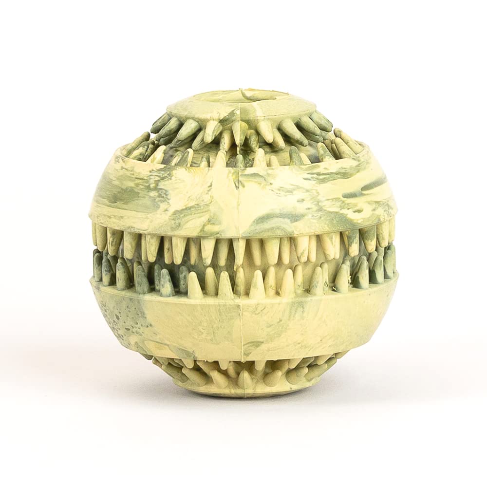 Operation Good Boy Military-Grade Camouflage Bazooka Ball - Natural Rubber Chew Toy for Patriotic Dogs - Massages Gums, and Provides Hours of Interactive Fun, Mental Stimulation, and Durable Chewing