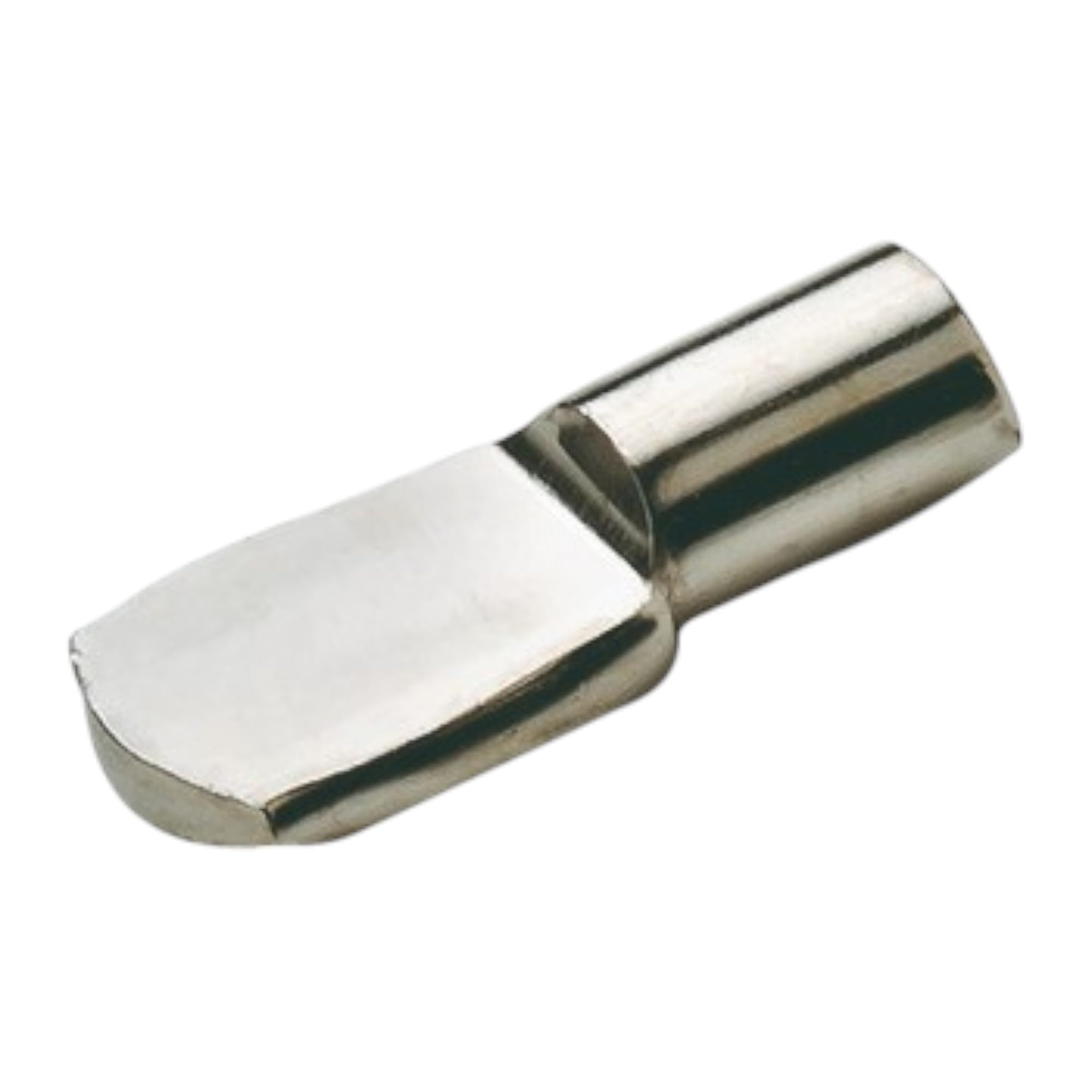 HARDWARE FOR YOU LTD 5MM NICKEL SHELF SUPPORT PIN PEGS SPADE WOOD SHELF SUPPORT (24)