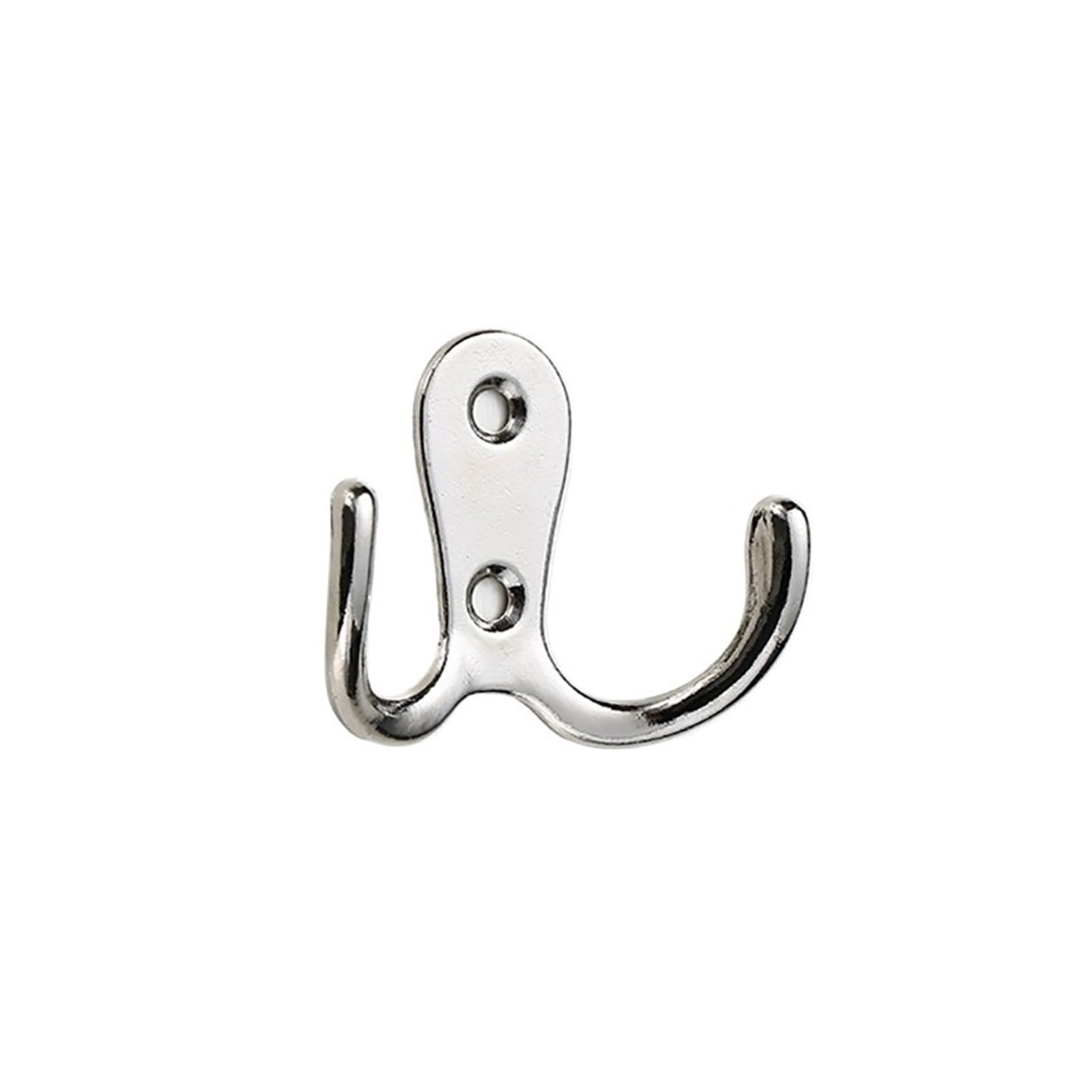 Suodebyy Silver Coat Hooks Wall Mounted 10Pcs Coat Hooks Wall Mounted