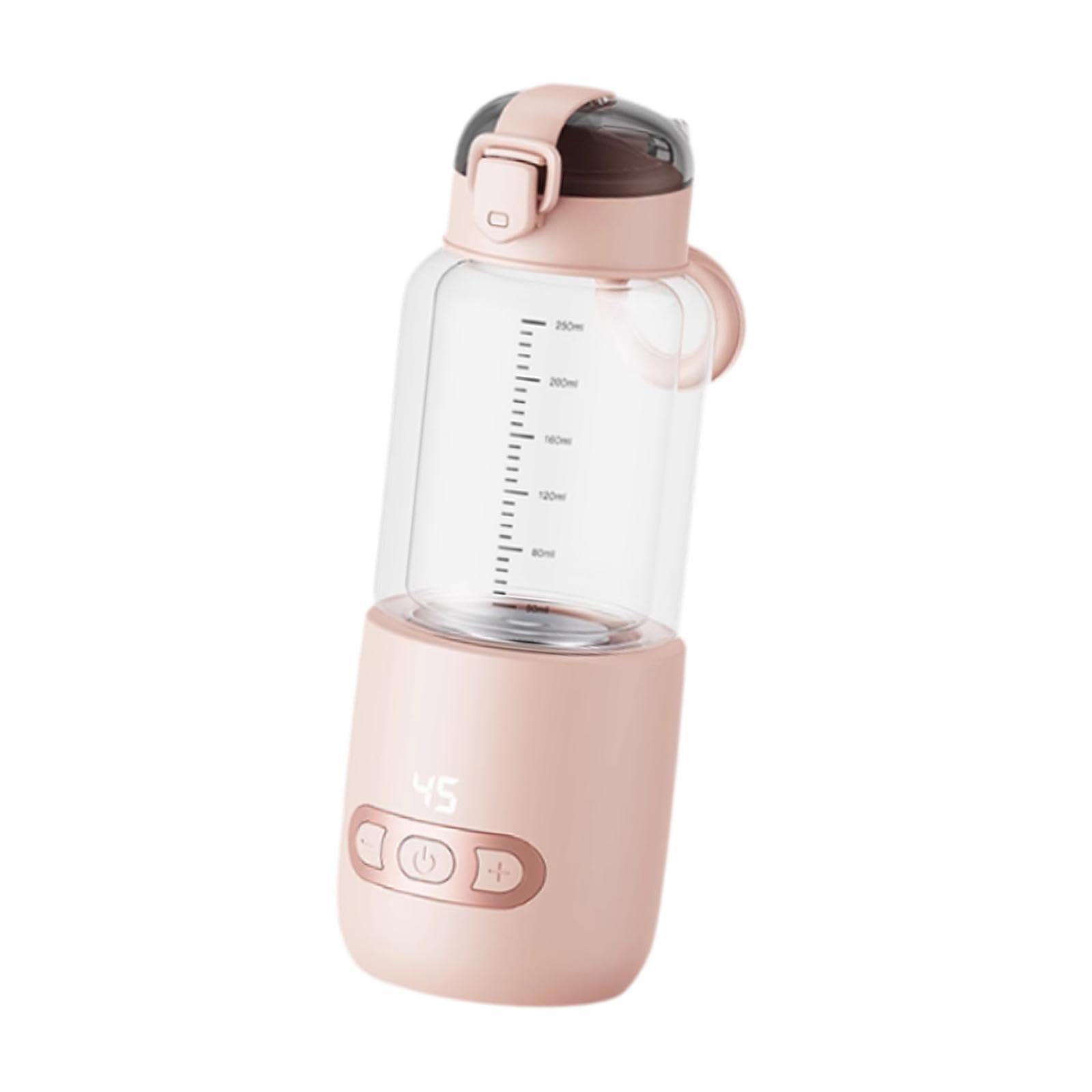 Scaldabiberon portatile ricaricabile USB Formula Scaldalatte per bambino on-the-go - Rosa 250ml