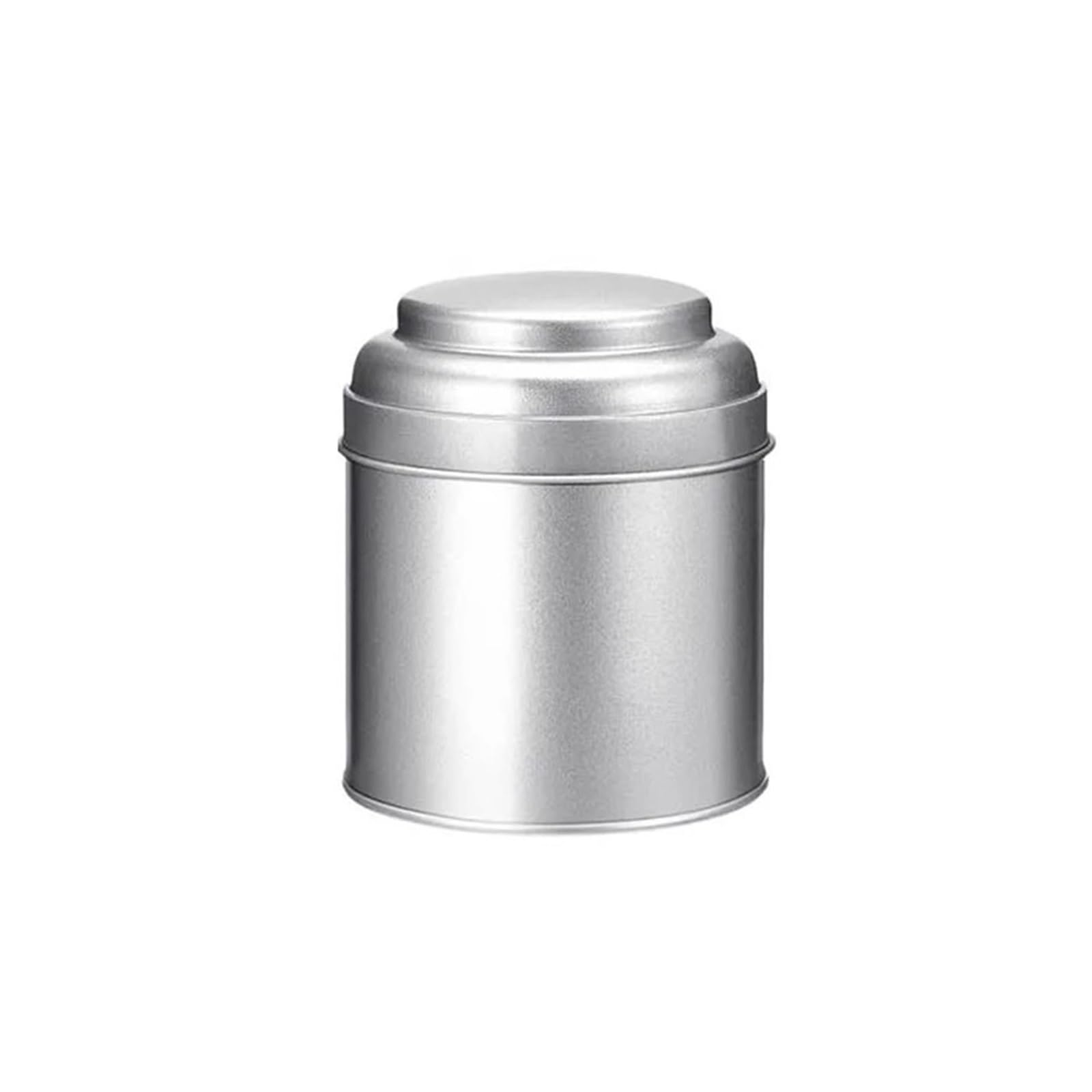 UBOHUZ 6pcs Tea Tin Canister With Airtight Double Lids For Loose Mini Storage Containers For Teas Bags Coffee Sugar for Tea, Coffee(Silver)