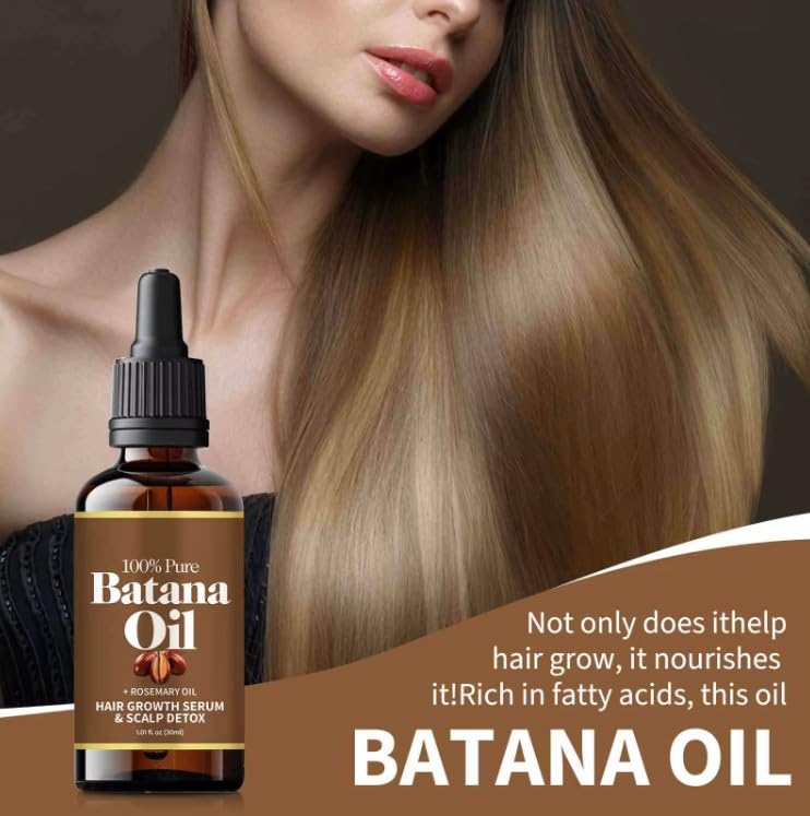 Miniatura 6 de Batana Oil Suero para el crecimiento del cabello con romero, tratamiento de desintoxicación del cuero cabelludo, 1 fl oz
