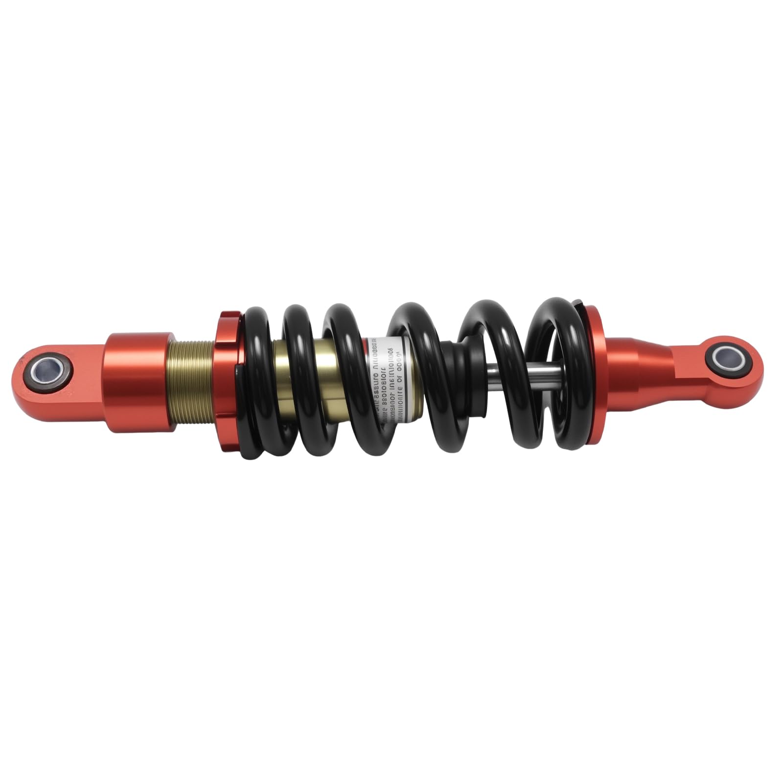 Hoypeyfiy 285 mm 980 lb 10 mm Bohrung, Einstellbare Feder-Stoßdämpfer hinten, Aluminiumlegierung, geeignet für 70 CC 90 CC 110 CC 125 CC 150 CC Geländefahrzeuge