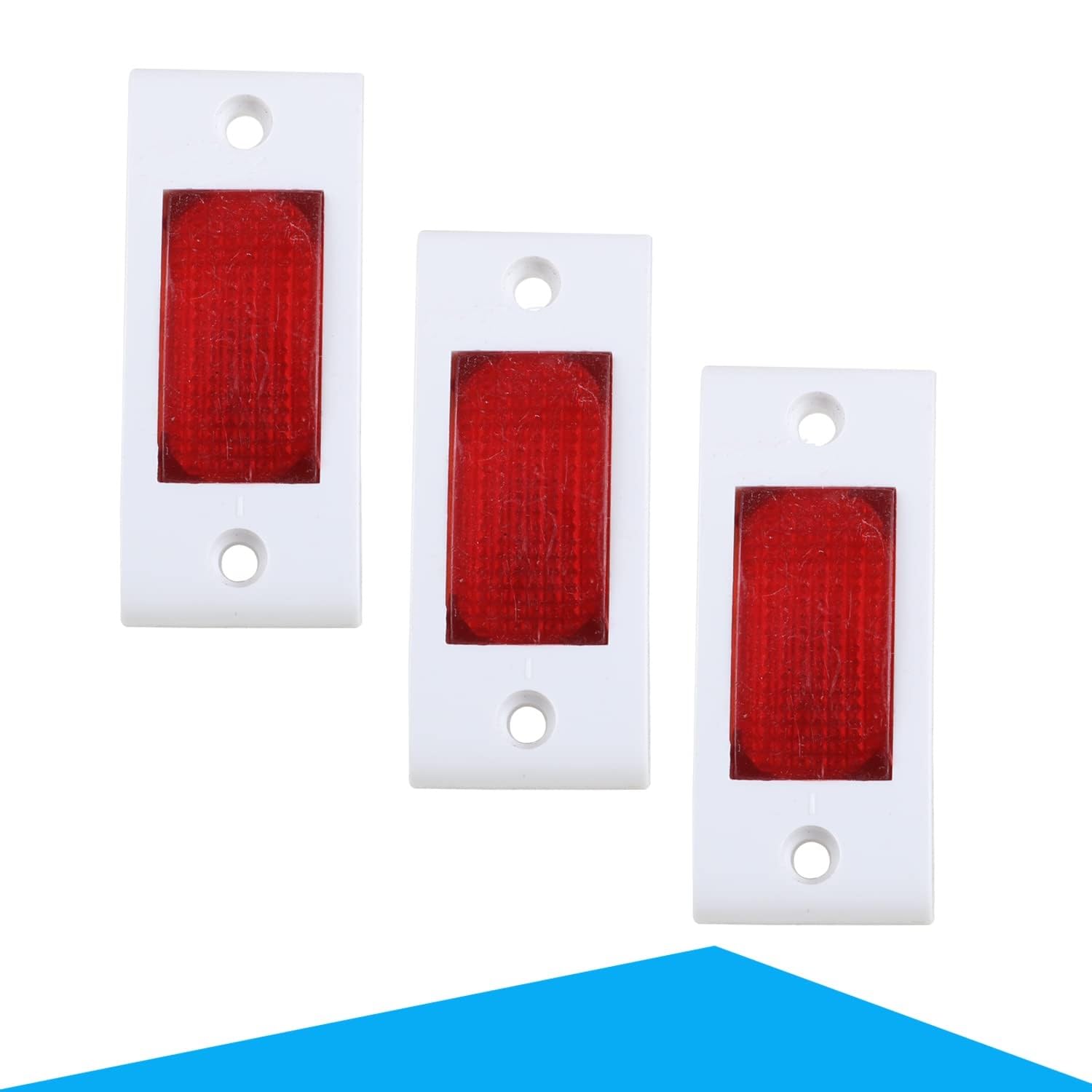 Pack of 3 Pieces 6AMP Normal Indicator Switch (ESP36) White
