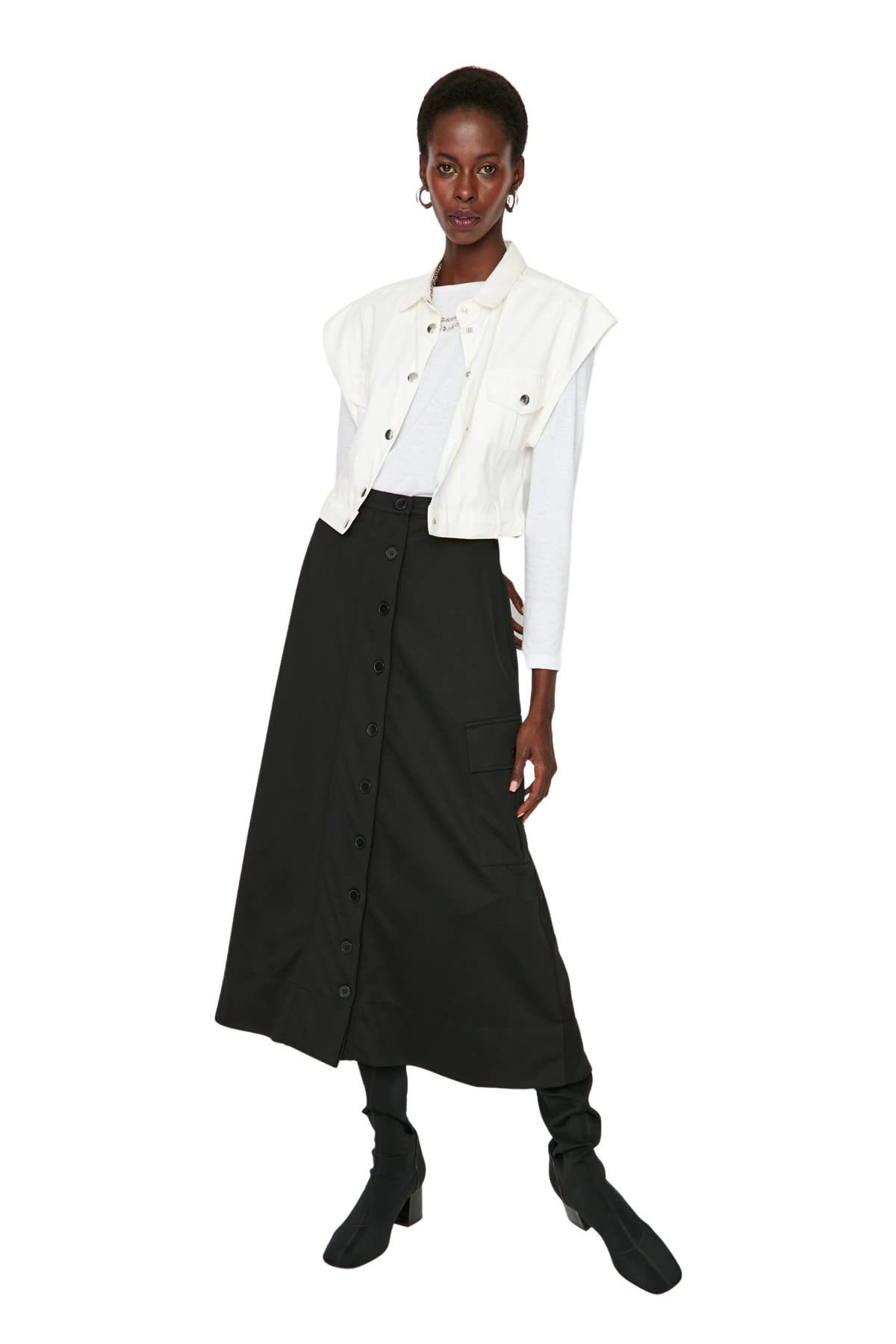 Trendyol Skirt - Black
