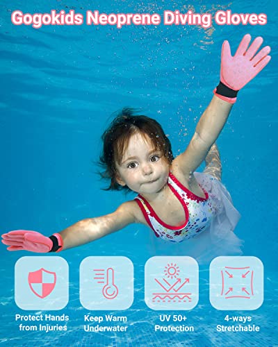 Kids Wetsuits Gloves 3Mm Neoprene Anti-Slip Five Finger Scuba Diving Gloves #TOP1