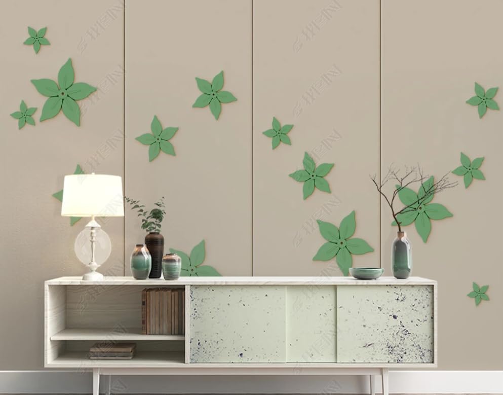 Papier peint intissé fleur relief poster mural haut de gamme 350x256cm