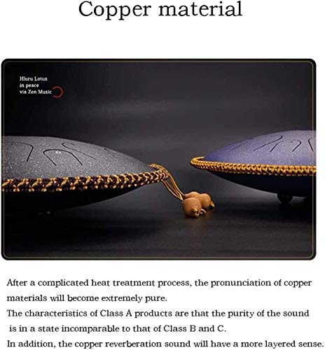 Tambor de lengüeta de cobre de 14 pulgadas y 14 notas miniatura 4