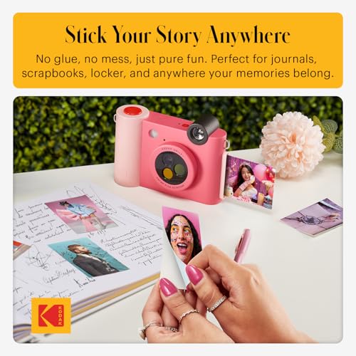 Image of Kodak Smile+ 2-in-1 Digital Instant Print Camera & Wireless Bluetooth Photo Printer - 10MP (Renewed)