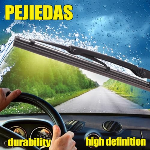 Image of Front Windshield Wiper Blades, 18 inch + 18 inch Metal Frame Wiper Blades, OEM Quality for Original Equipment Replacement (Pack of 2)