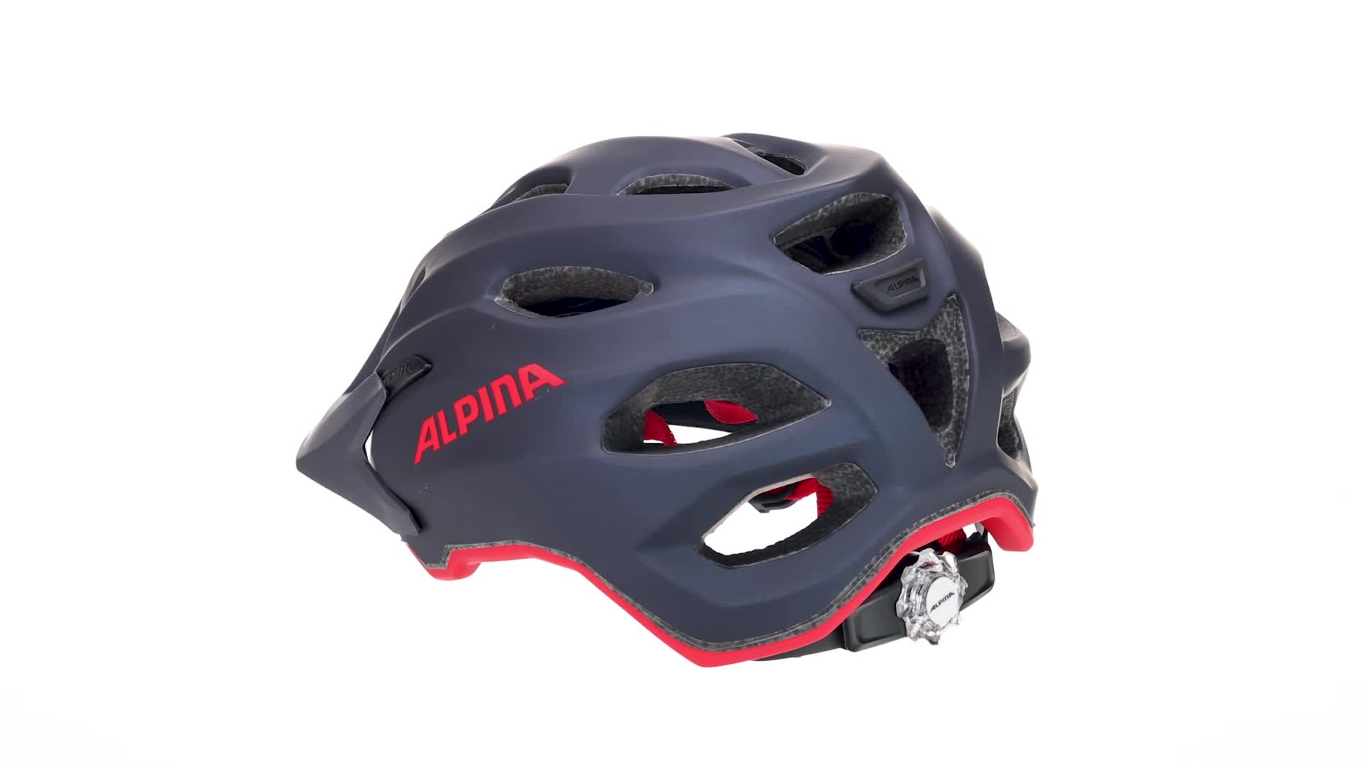 ALPINA CARAPAX JR. Lightweight, Robust & Safe Bicycle Helmet with Fly Net & Optional LED Light for Children, Indigo Matt, 51-56 cm : Buy Online at Best Price in KSA