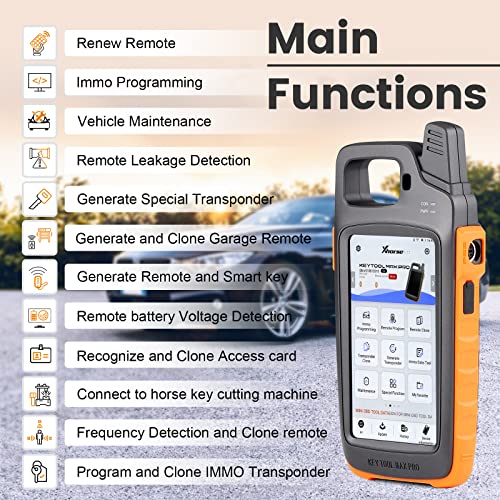 Xhorse Key Tool Max Pro with Built in OBD Module?Remote Generate for Both Car and Garage
