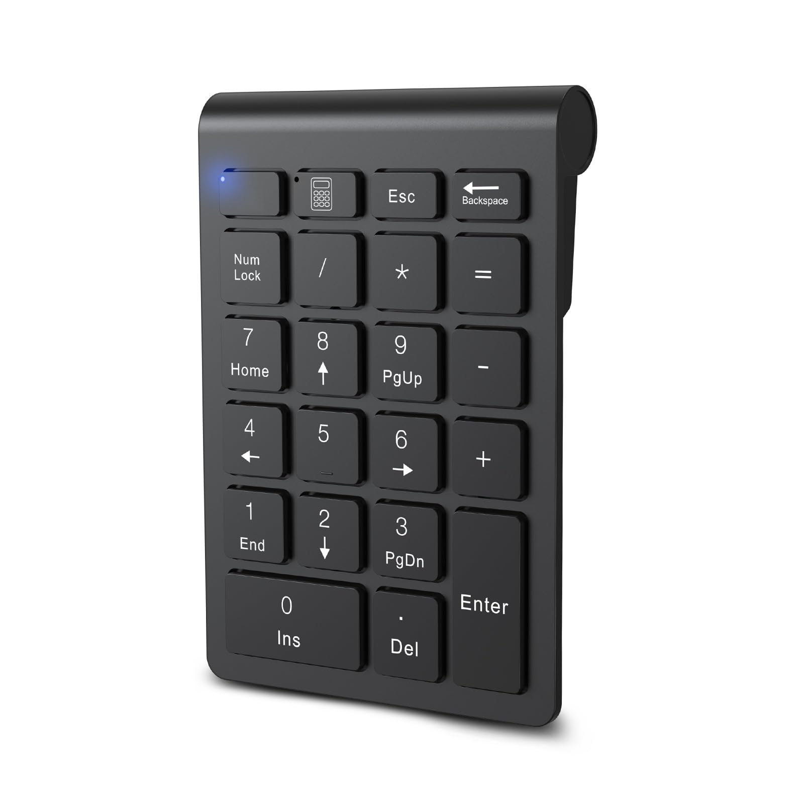 cimetech BT Number Pad, Wireless Numeric Keypad Numpad, 22 Keys Portable Mini Financial Accounting Keyboard for Laptop Notebook, Desktop, Surface Pro, PC