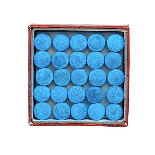 GOSONO 50pcs/lot 10mm/13mm Blue Billiard Pool Cue Tips Hardness in M Billiard Snooker Cue Stick Tip Billiard Accessories Master Tip for Black Ball Club (Blue, 13mm)