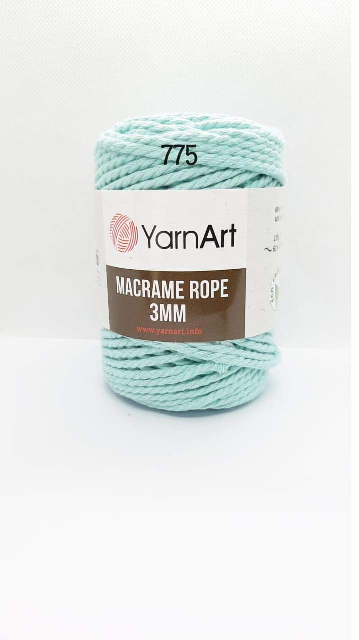 YarnArt El Örgü İpi MACRAME ROPE 3 MM, 775, 4x250 gr